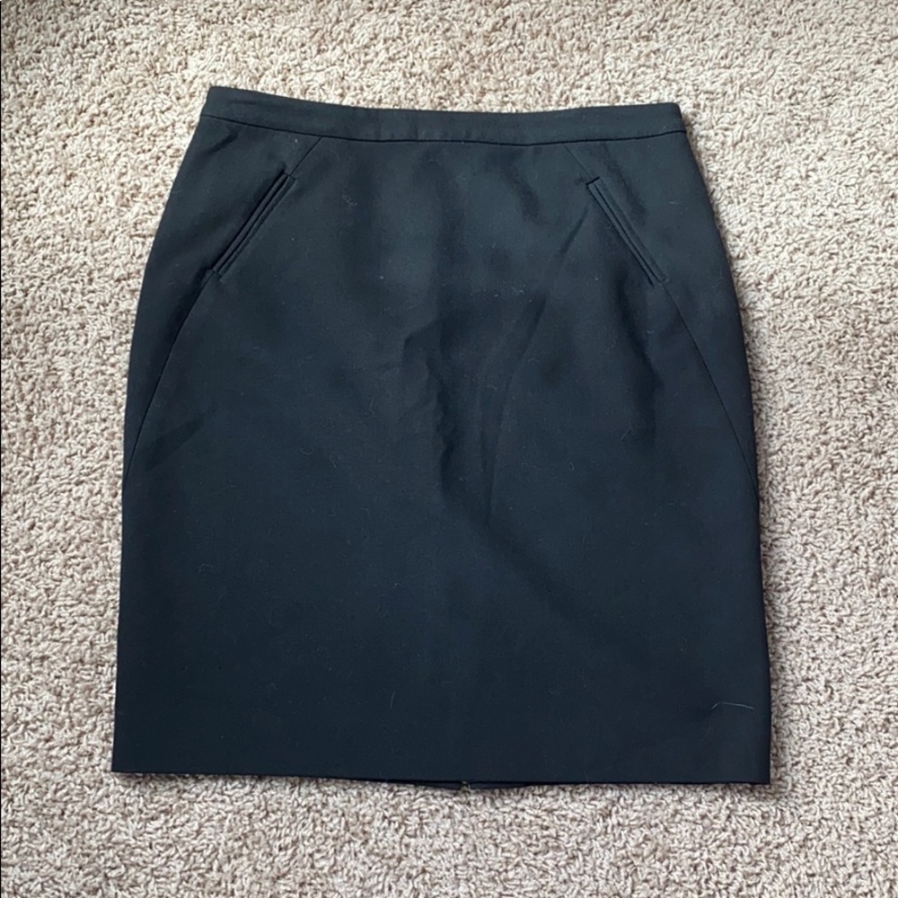 LOFT Black Pencil Skirt with Pockets
